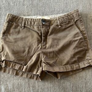 Joie Tan Cargo Shorts Relaxed Fit Cotton